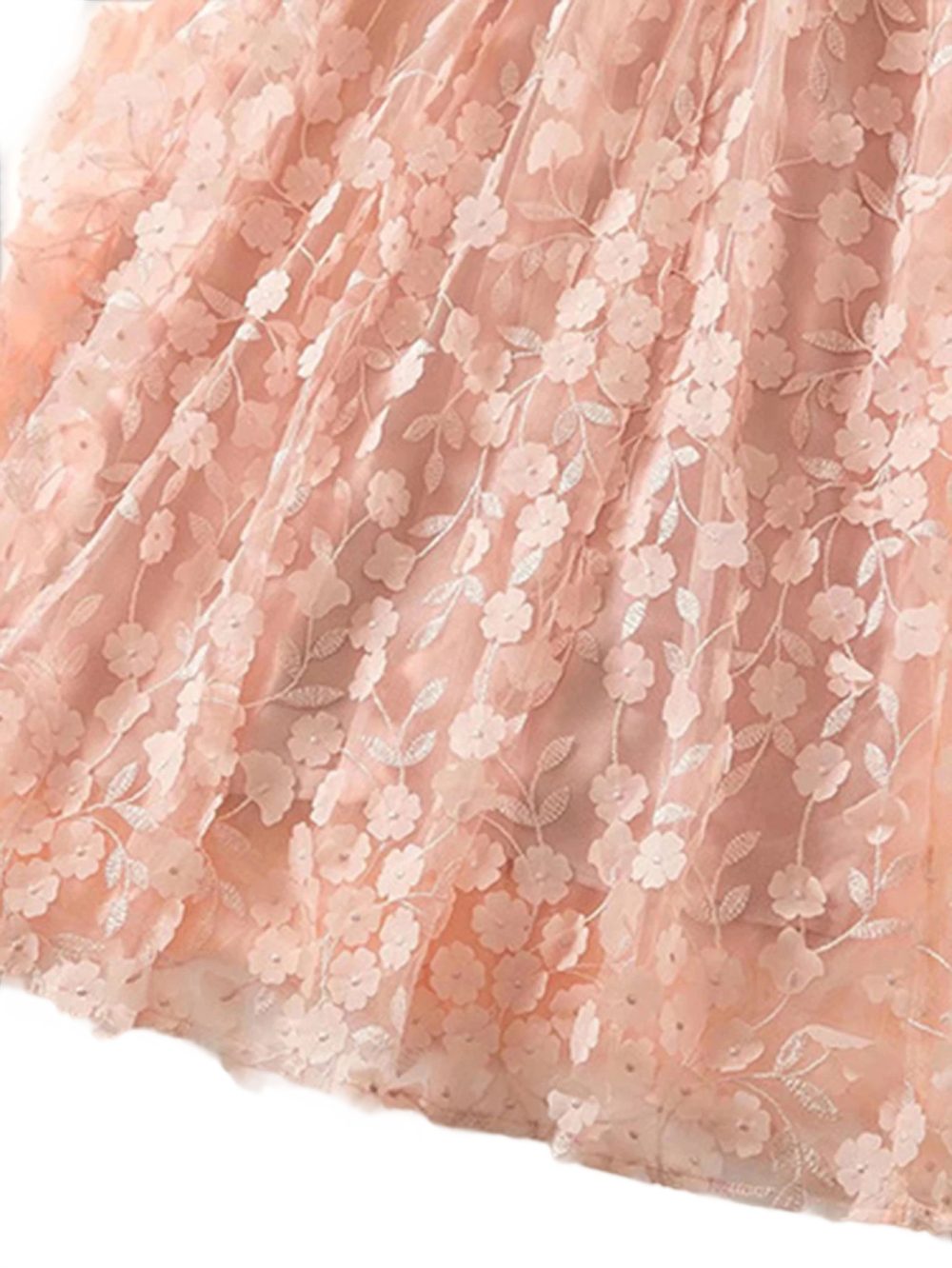 Autumn Puff Sleeve Floral Party Dress - Image 14