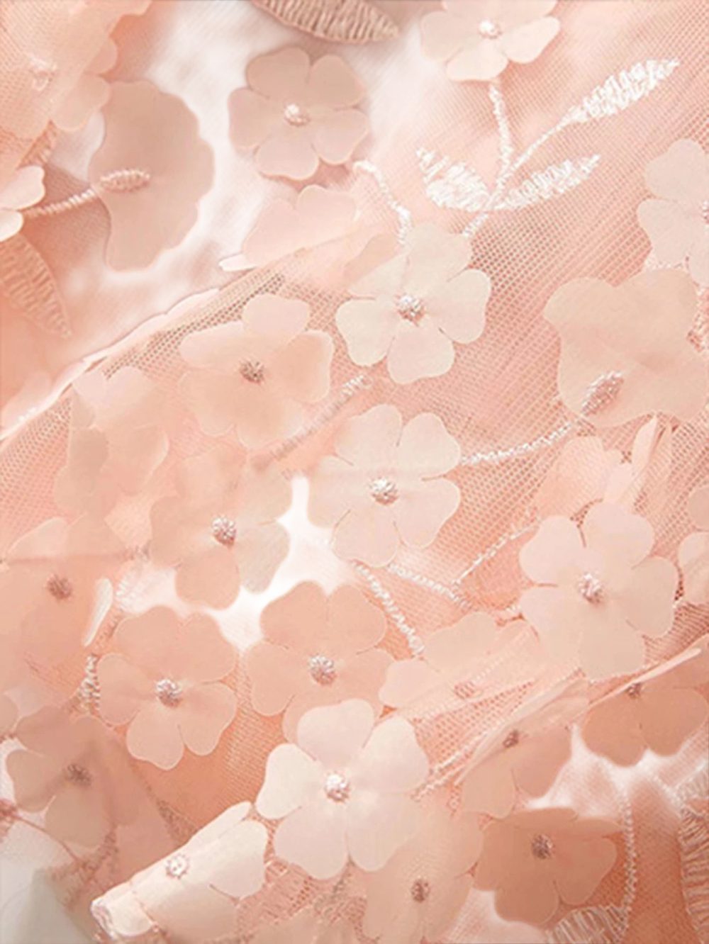 Elegant pink party gowns with charming details - Image 10