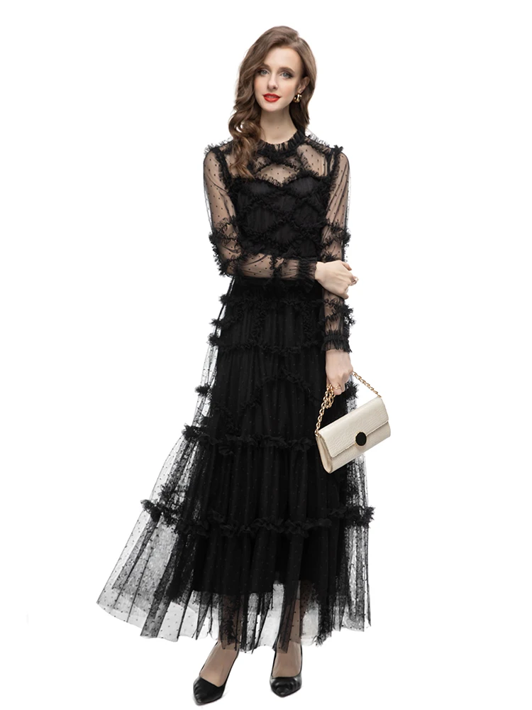 Vintage black party dresses with unique designs