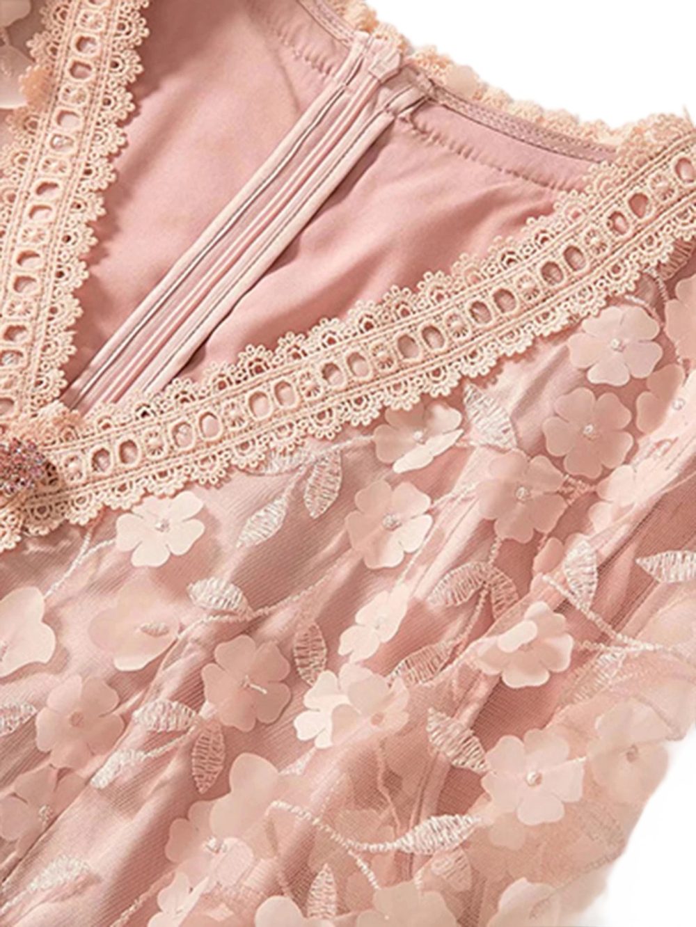 Elegant pink party gowns with charming details - Image 11