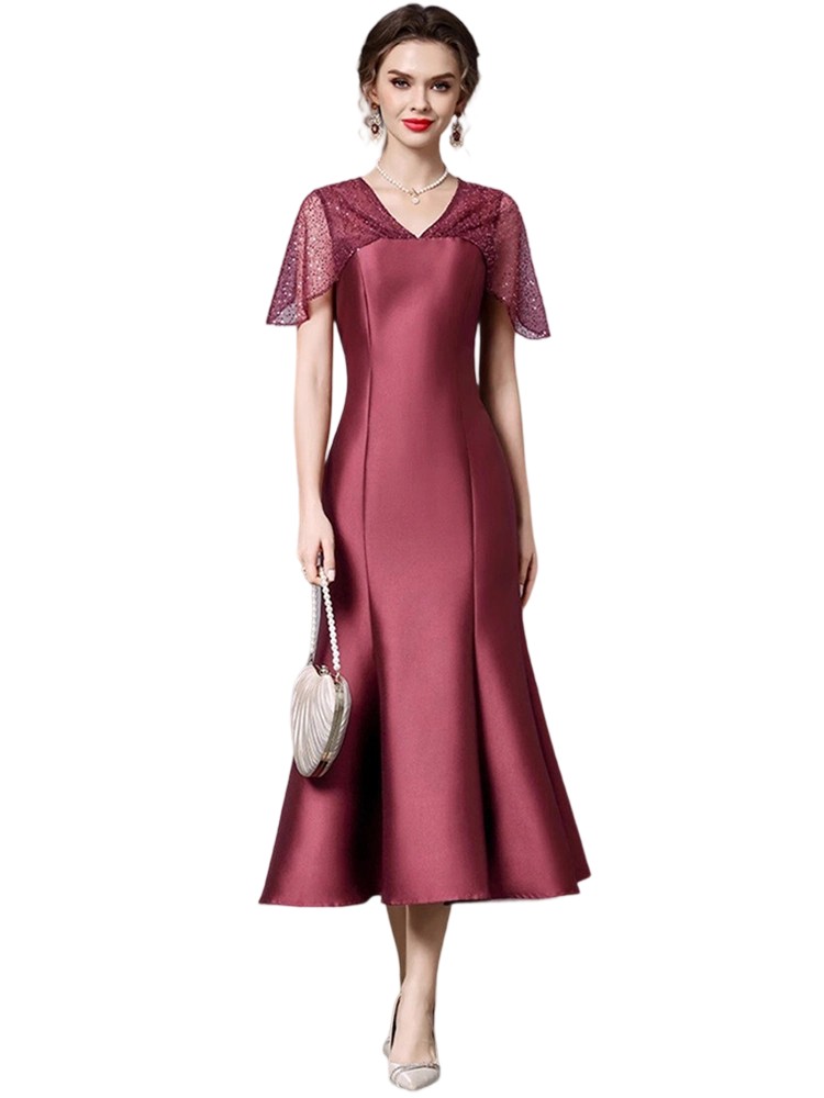 Glitter Mermaid Slim Evening Dress