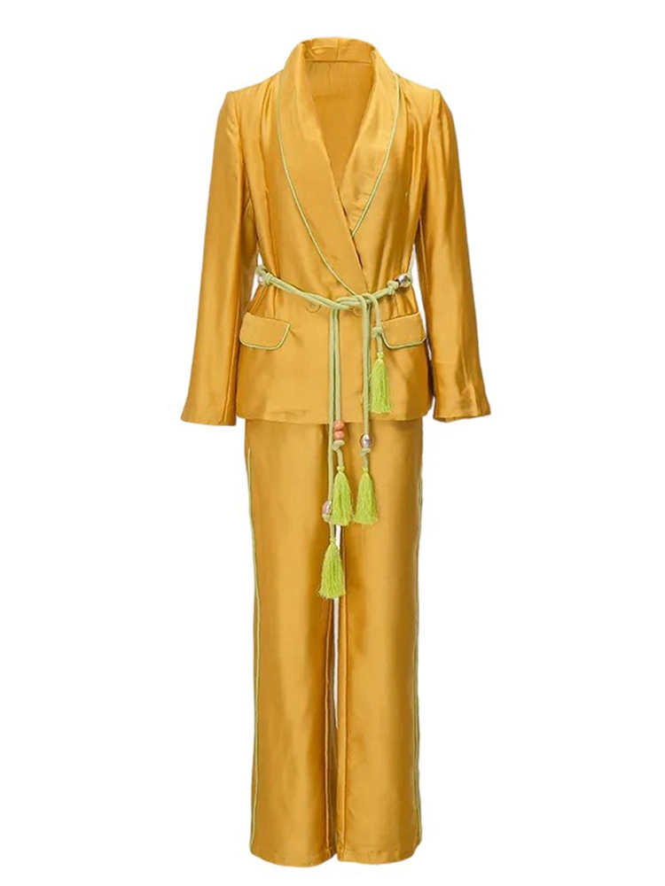 2025 Women's Suit Set: Blazer & Pants Office Professional