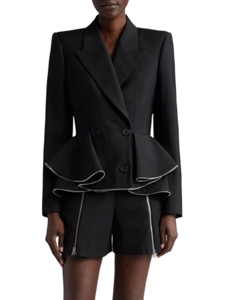 Autumn Vintage Women's Short Suit Coat, Long Sleeve